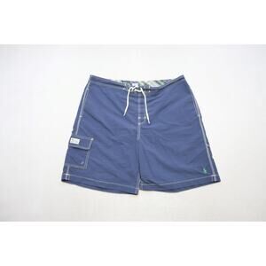 Polo Ralph Lauren Blue Swim Trunks Shorts Water Beach Mens Size 2XL XXL